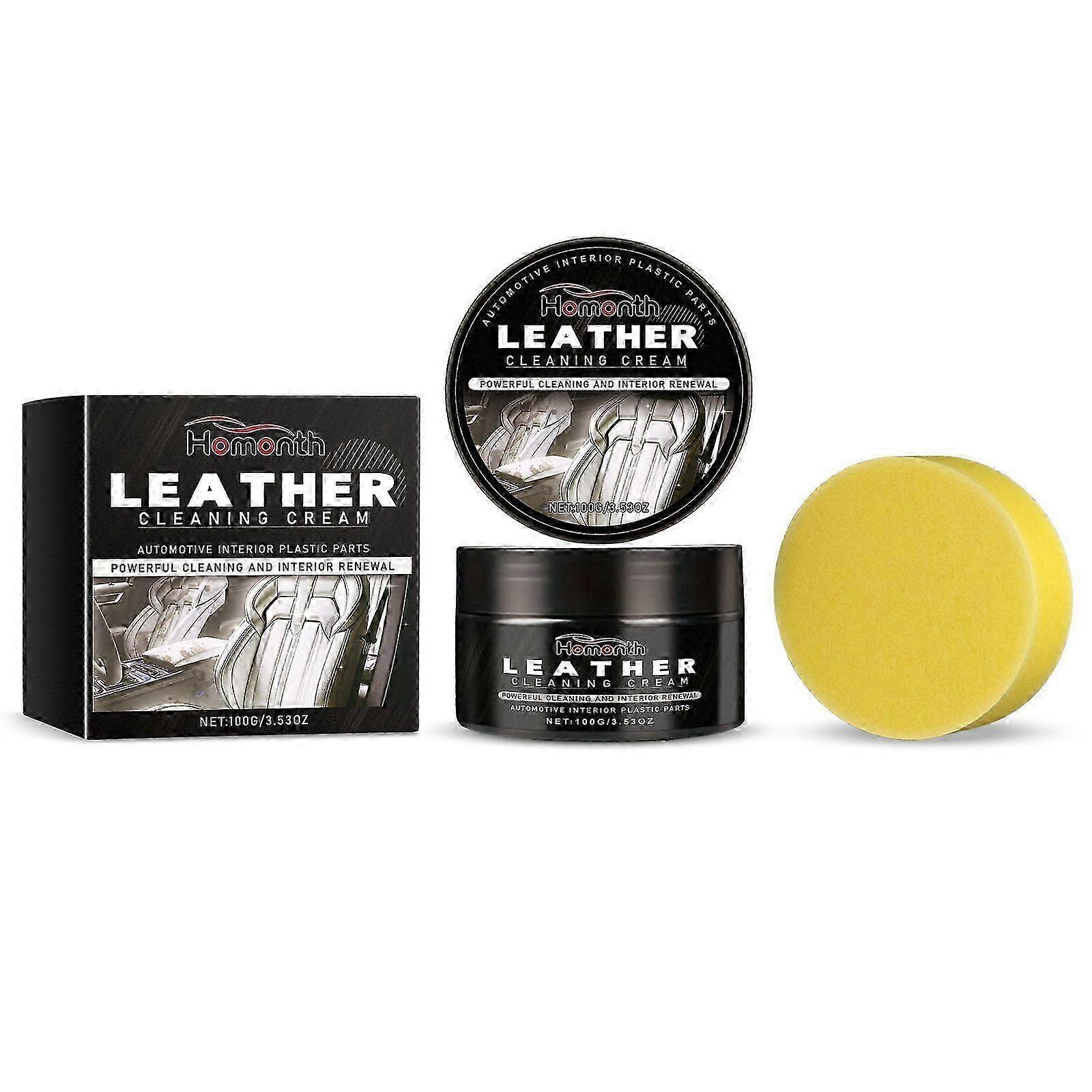 Leather Revitalizing Agent for Cars  MultiPurpose Cleaner for Seats  Panels, Restores Color  Texture