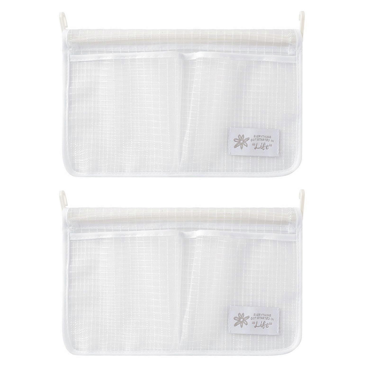 Quick Install Refrigerator Storage Net Bag Using Simple Hook for Effortlessly Setups  White