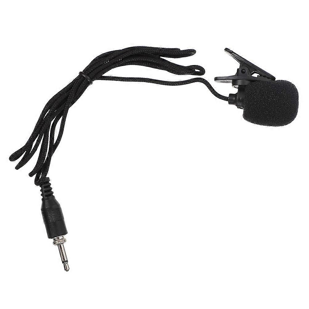 Lapel Mics for Presentation Compact Microphone with 3.5mm Threaded Screw Design Plastic Material 1Pack