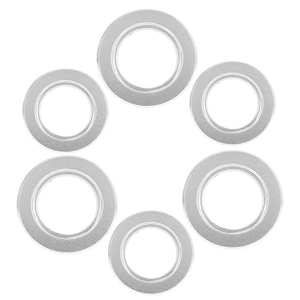 House Hole Protector For Bird Cage Accessories Prevent Biting 6Pcs Silver Round