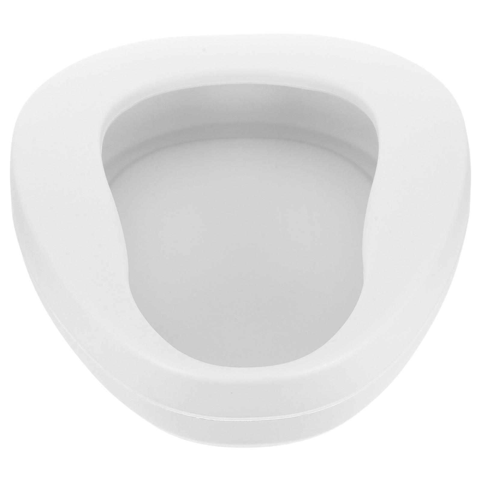 Portable for Elderly with Leakproof Design Comfortable and Durable Plastic White 10.2x7.8 Inches