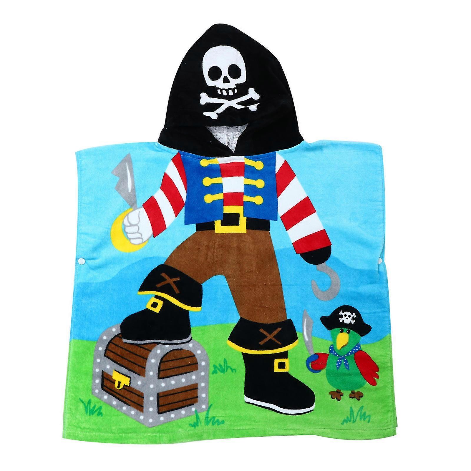 Albornoz infantil de algodón transpirable con capucha, 1 unidad.