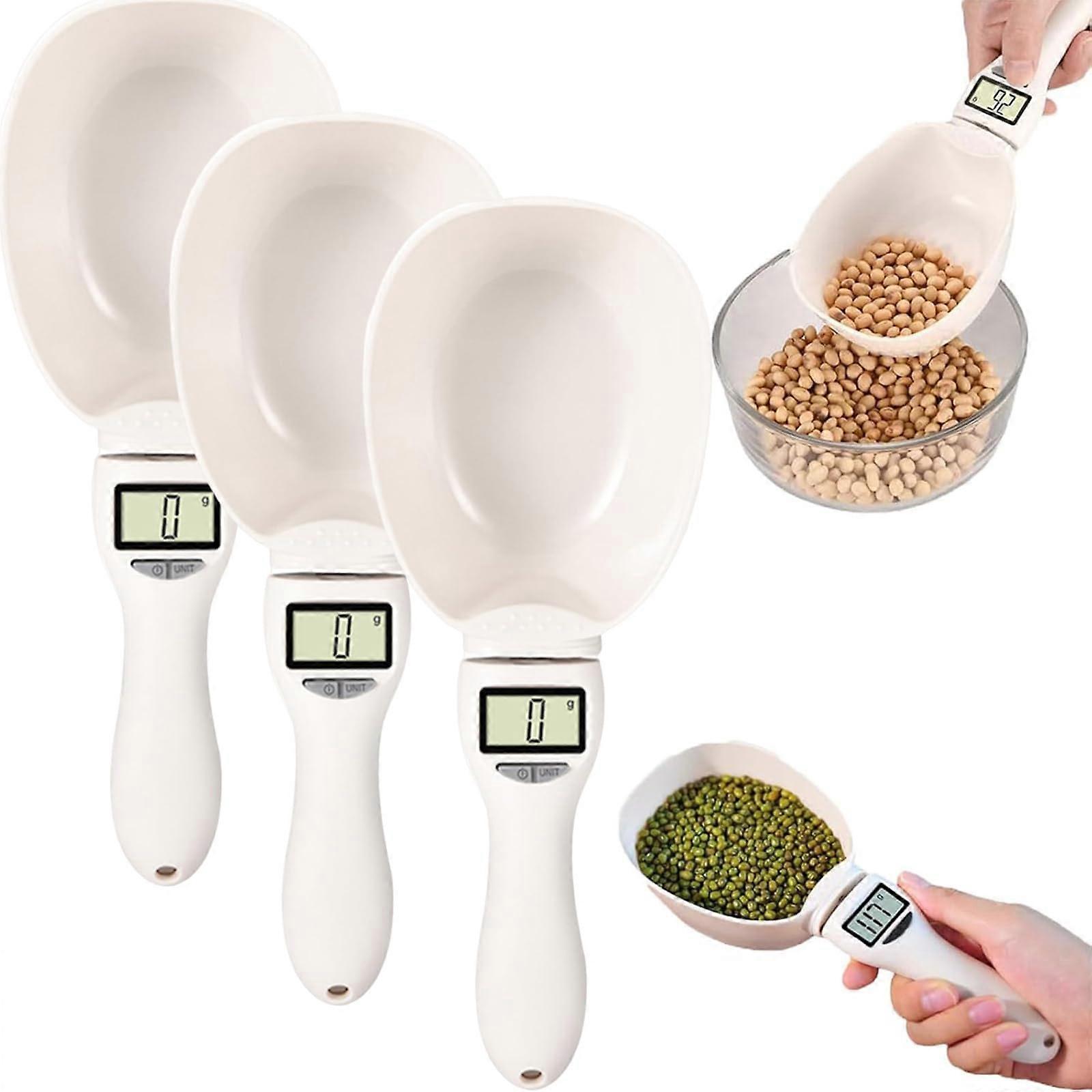 Digital Measuring Spoon with Precision Sensor Scale for Cooking Baking Pet Food, 1Pcs