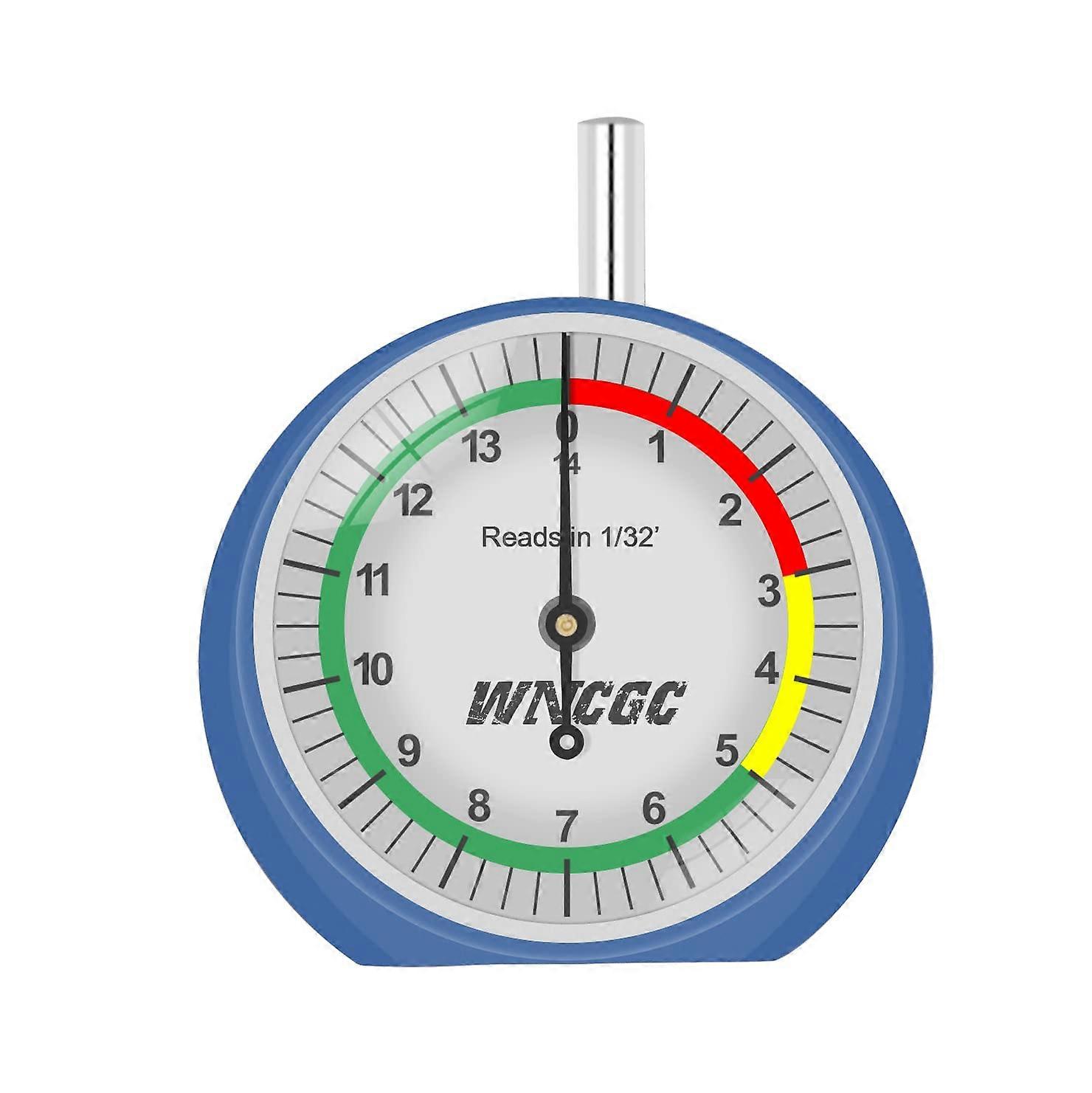 Tire Tread Depth Gauge with ColorCoded Dial for Precision Measurement on Car, Motorcycle and Truck