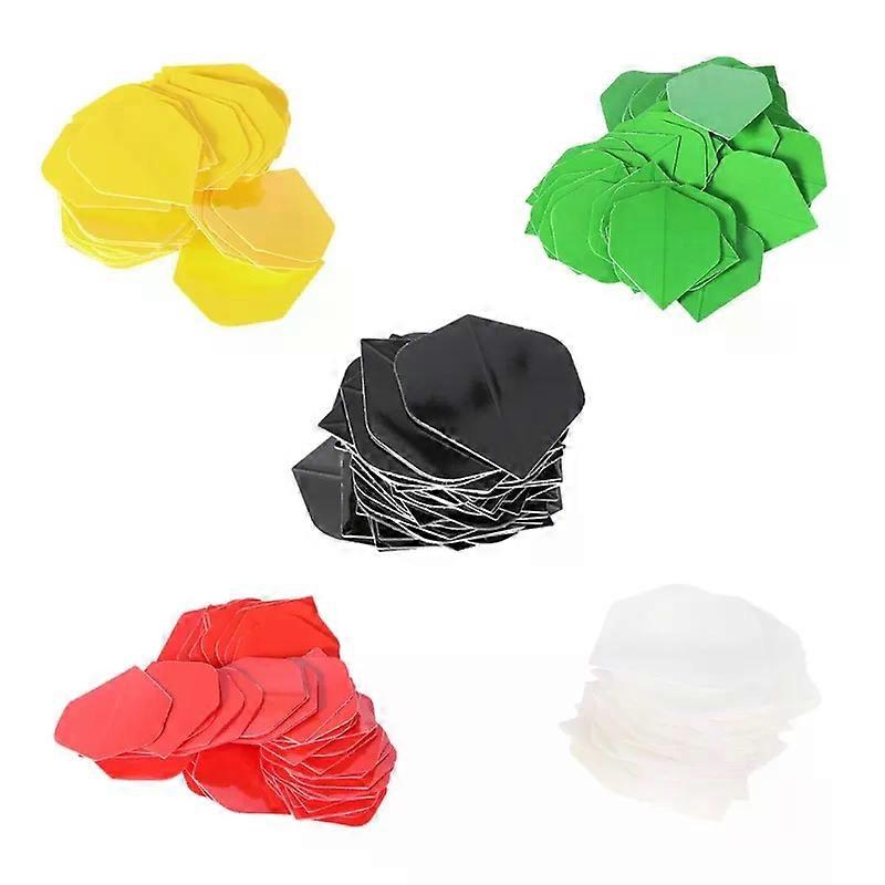 50pcs Dart Flights for Pets High Quality Pure Color Darts Accessories Replaceable Dart Wings