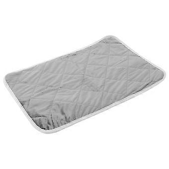Self Heating Pet Mat Grey Cotton 4Pcs for Indoor Outdoor Use