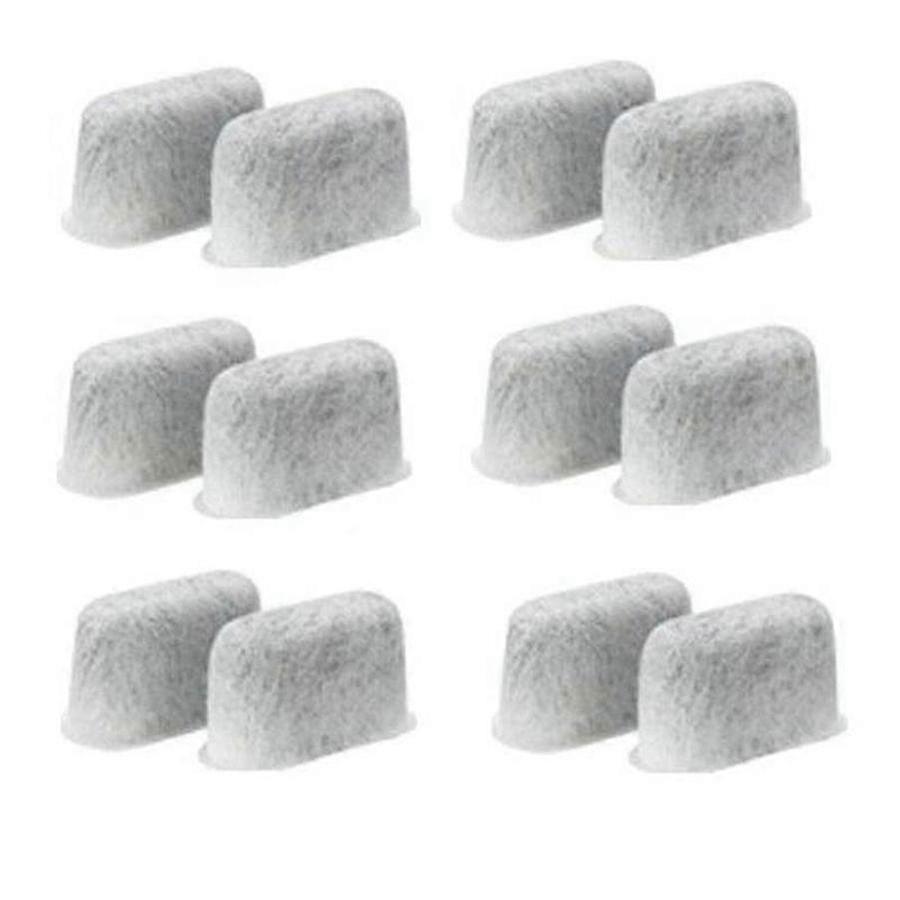Replacement Charcoal Water Filters 12 Pack for Coffee Makers DCC-RWF