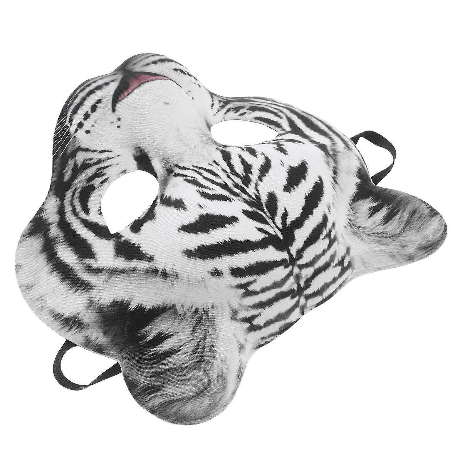 Tiger Face Mask Eva Half Face Mask for Masquerade Party Use