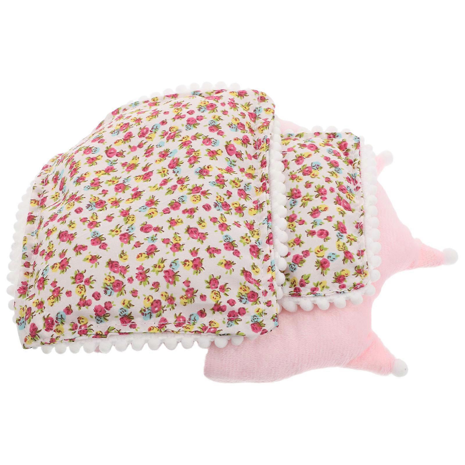 Plush Doll Sleeping Bag for Camping 1Set Pink Stuffed Soft Doll Accessory