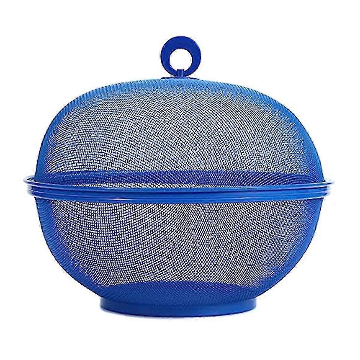 Kitchen Ware with Lid Fruit Plate Blue