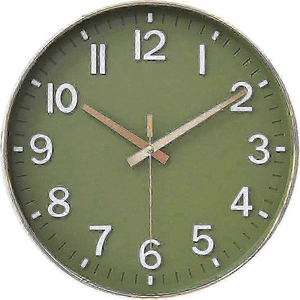 30 cm Large Dial Wall Clock Silent 25-26