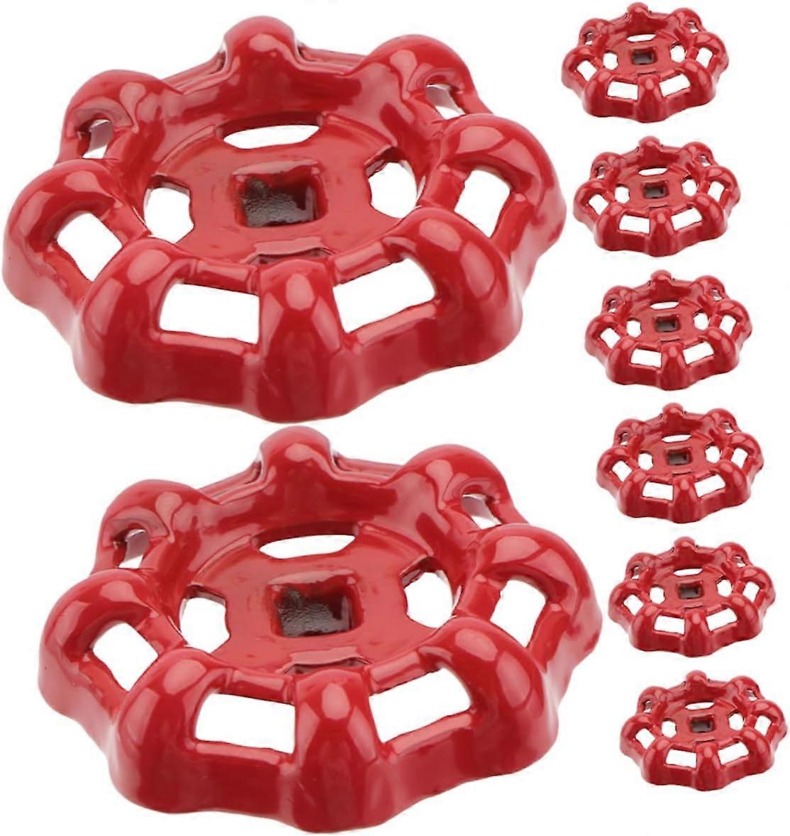 8-piece cast iron square valve handle set