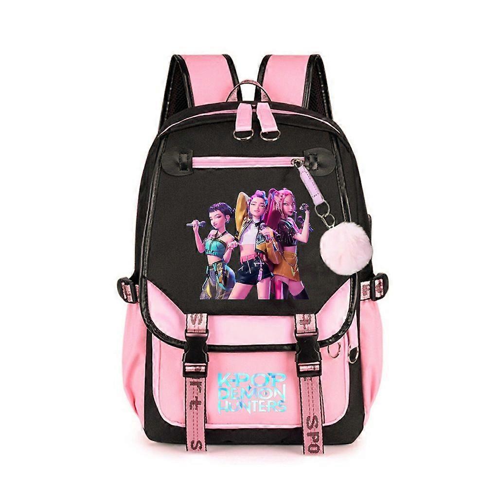 K-Pop Devil Hunter Anime Backpack, Cute Cartoon Student Bag