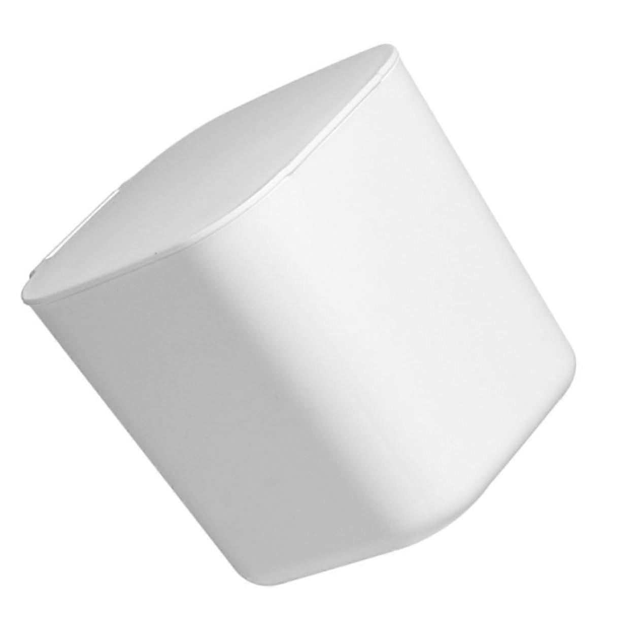 Desktop Trash Can with Flip Lid Compact Solid Color Mini Office Tabletop Garbage Bin