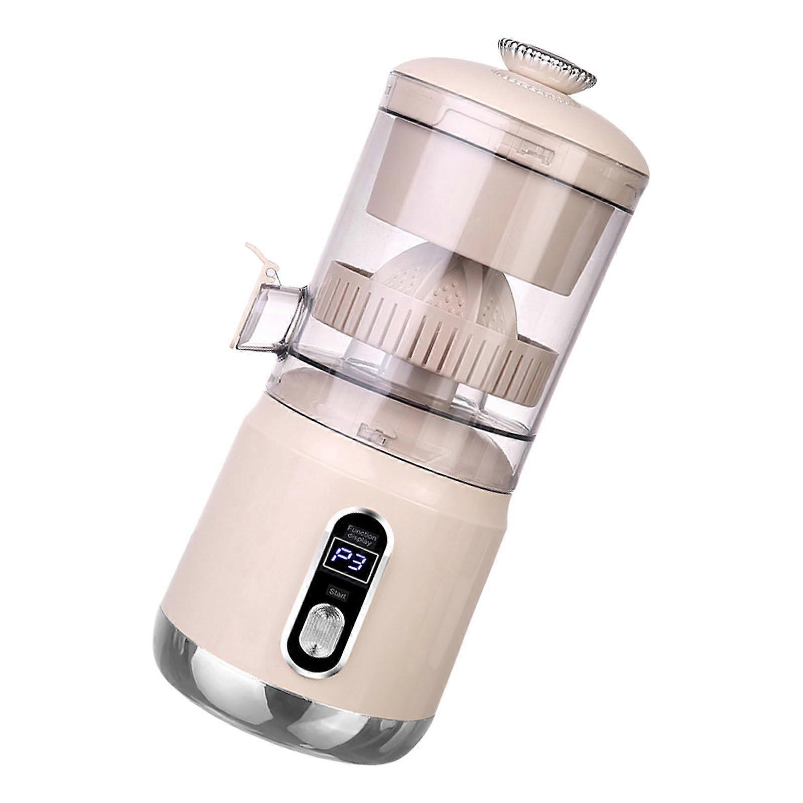 Orange Countertop Juicer Machine for Fast Juice Extraction, Easy Assembly, Space Saving Design