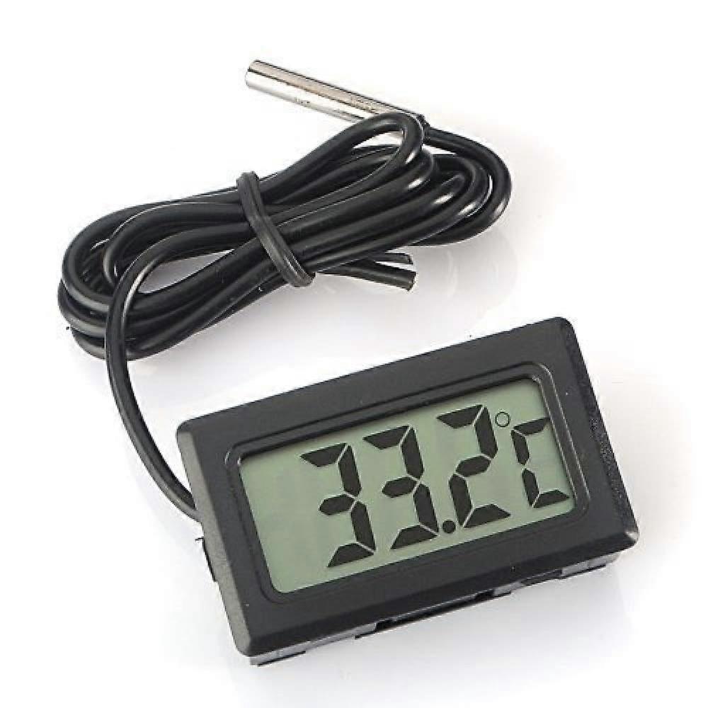 Digital LCD Refrigerator Thermometer with Waterproof Probe for Aquarium Fish Tank