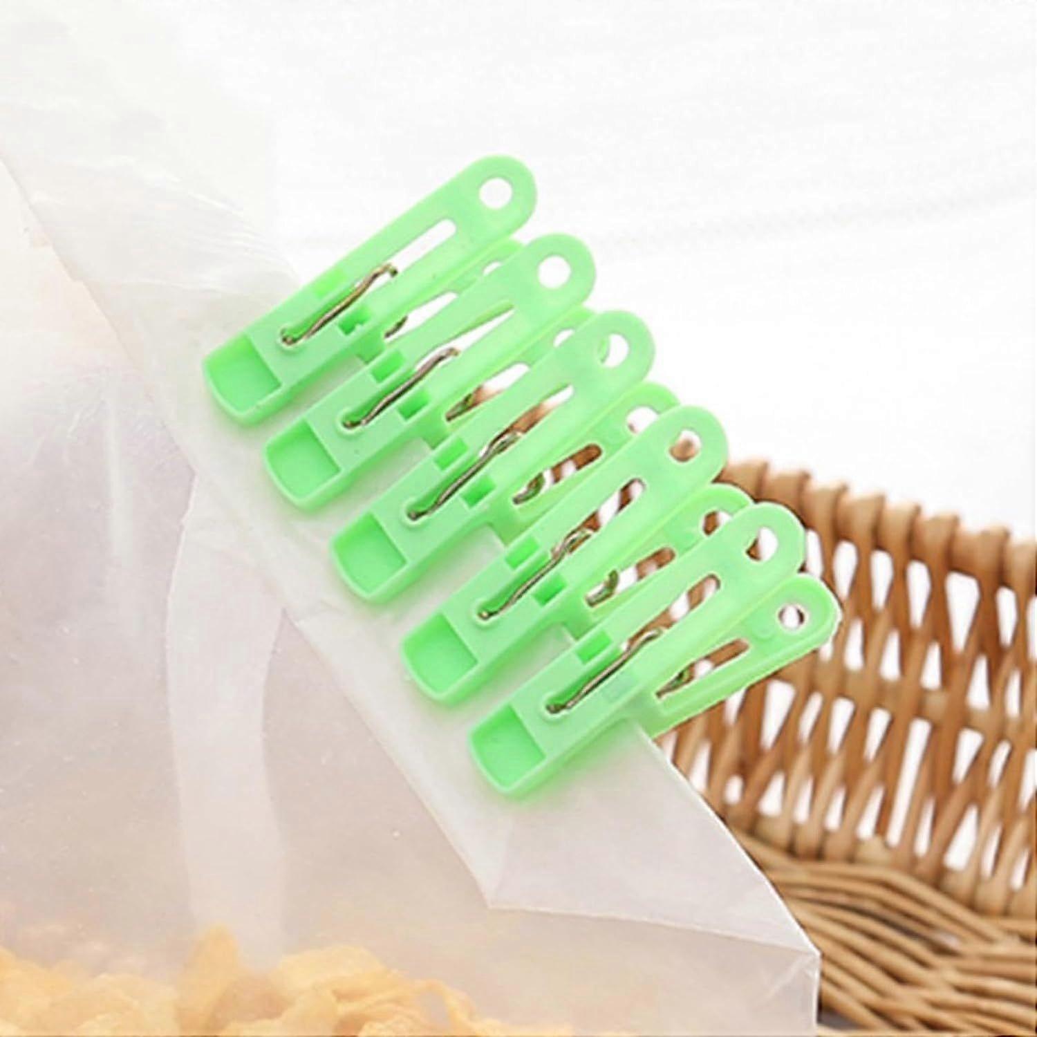 20 Plastic Drying Clips are Equipped with Windproof Fixing Clips 16 Pieces