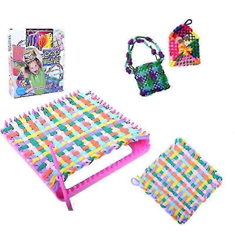 Puzzle Diy Rope Loop Knitting Device Elastic Rope Knitting Toy