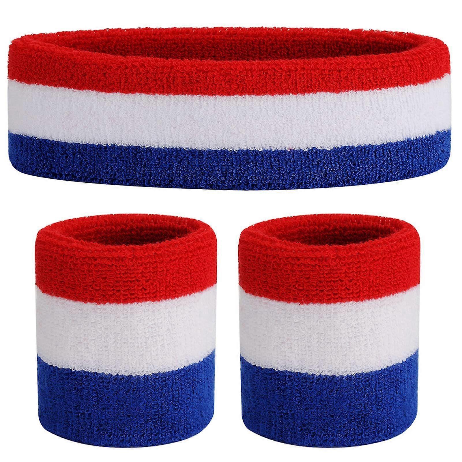 Cotton sweatband, 80s accessories