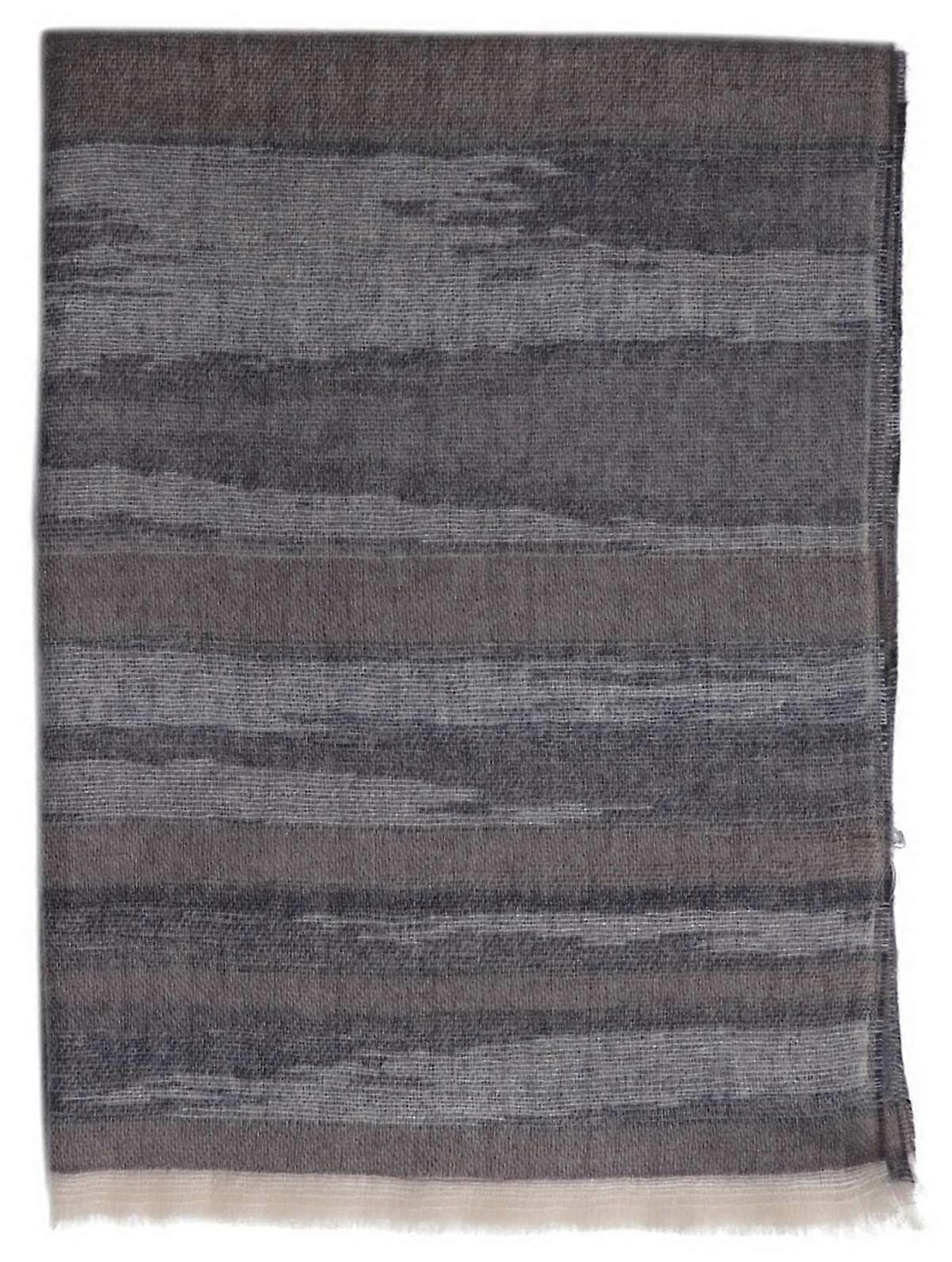 Zelly Muted Stripes Scarf - Grey