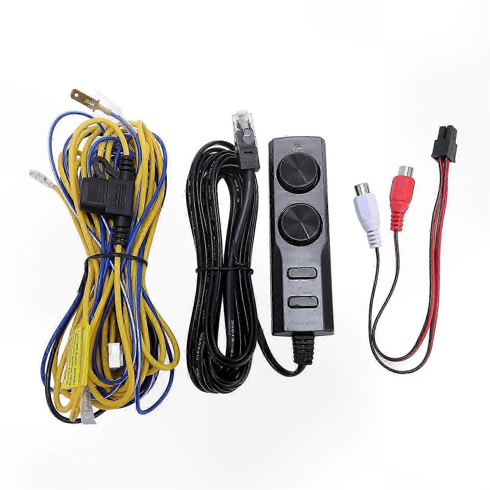 Car Stereo Subwoofer Speaker Control Cable for Enhanced Sound Quality Wire Management Solution