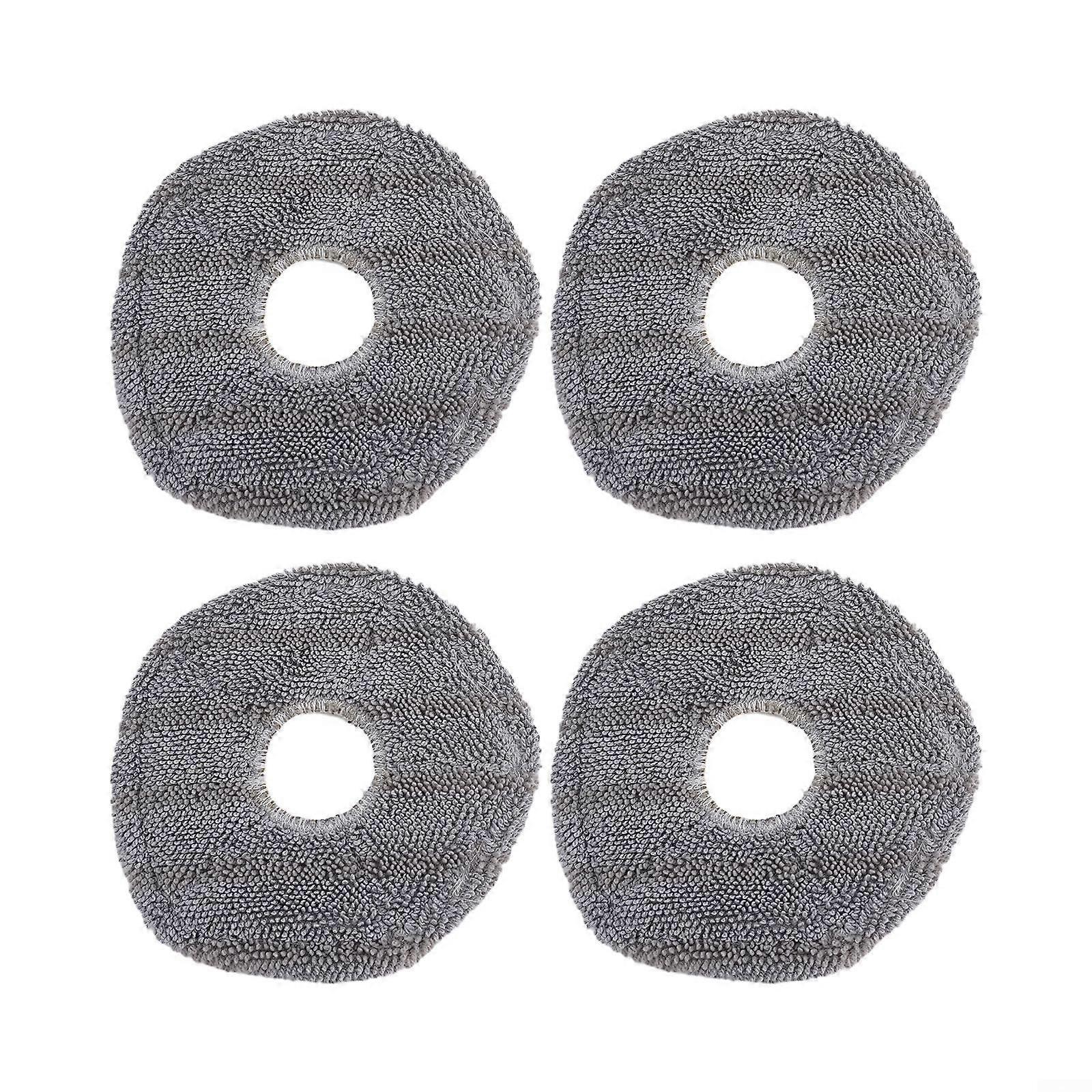 4pcs Washable Microfiber Robot Mop Replacement Pads Compatible with Eufy X9 Pro & X9 Series