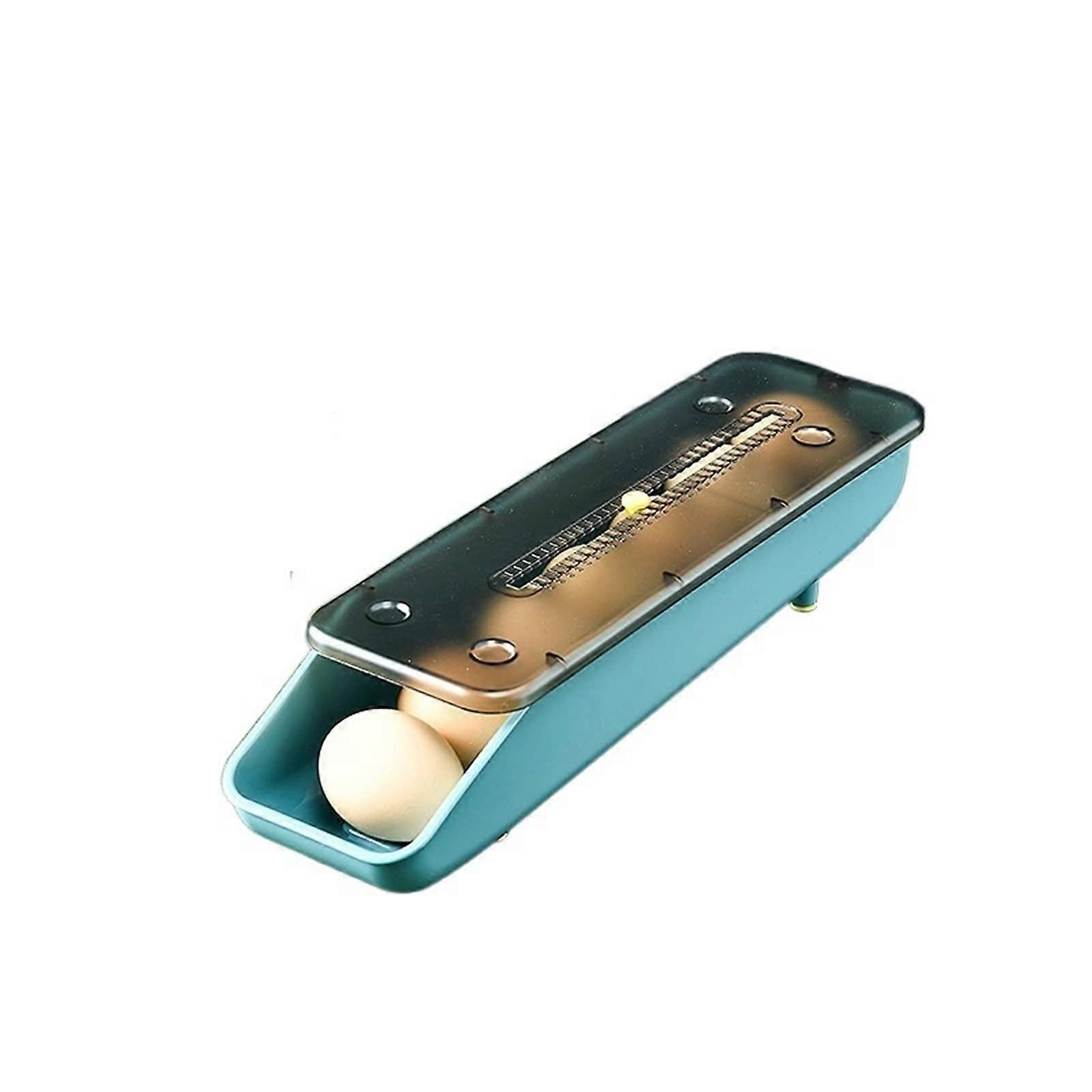 Egg Storage Box with Clear Stackable Design and Removable Tray, Fridge Egg Holder Organizer