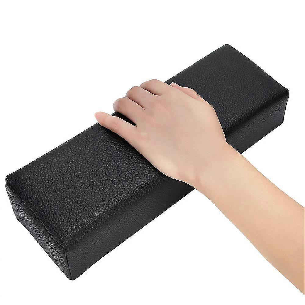 Nail Hand Rest Pillow for Manicure with Comfortable Support and Easy Clean Surface Black