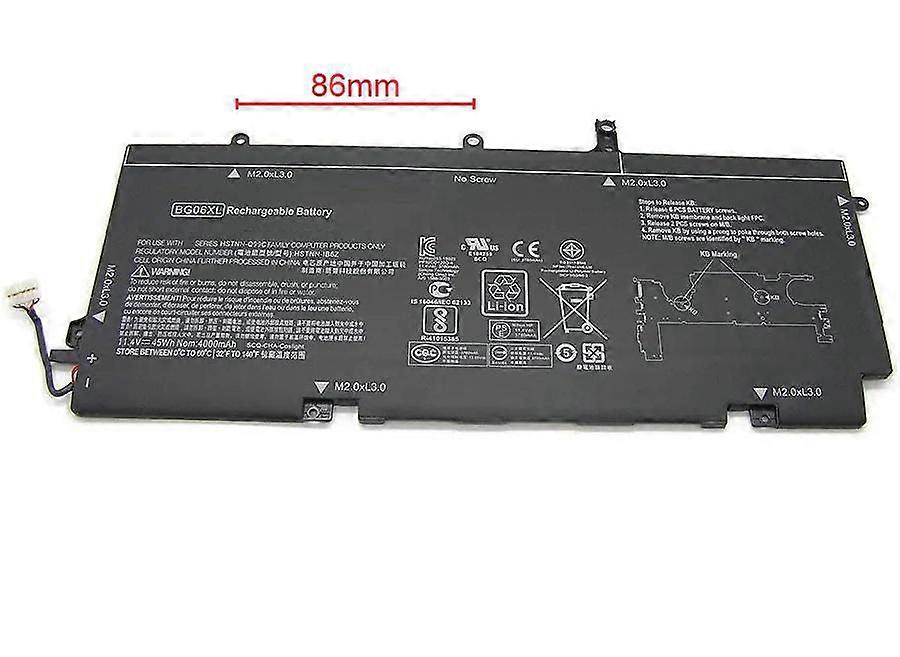 11,4V 3200mAh 36Wh 6 células