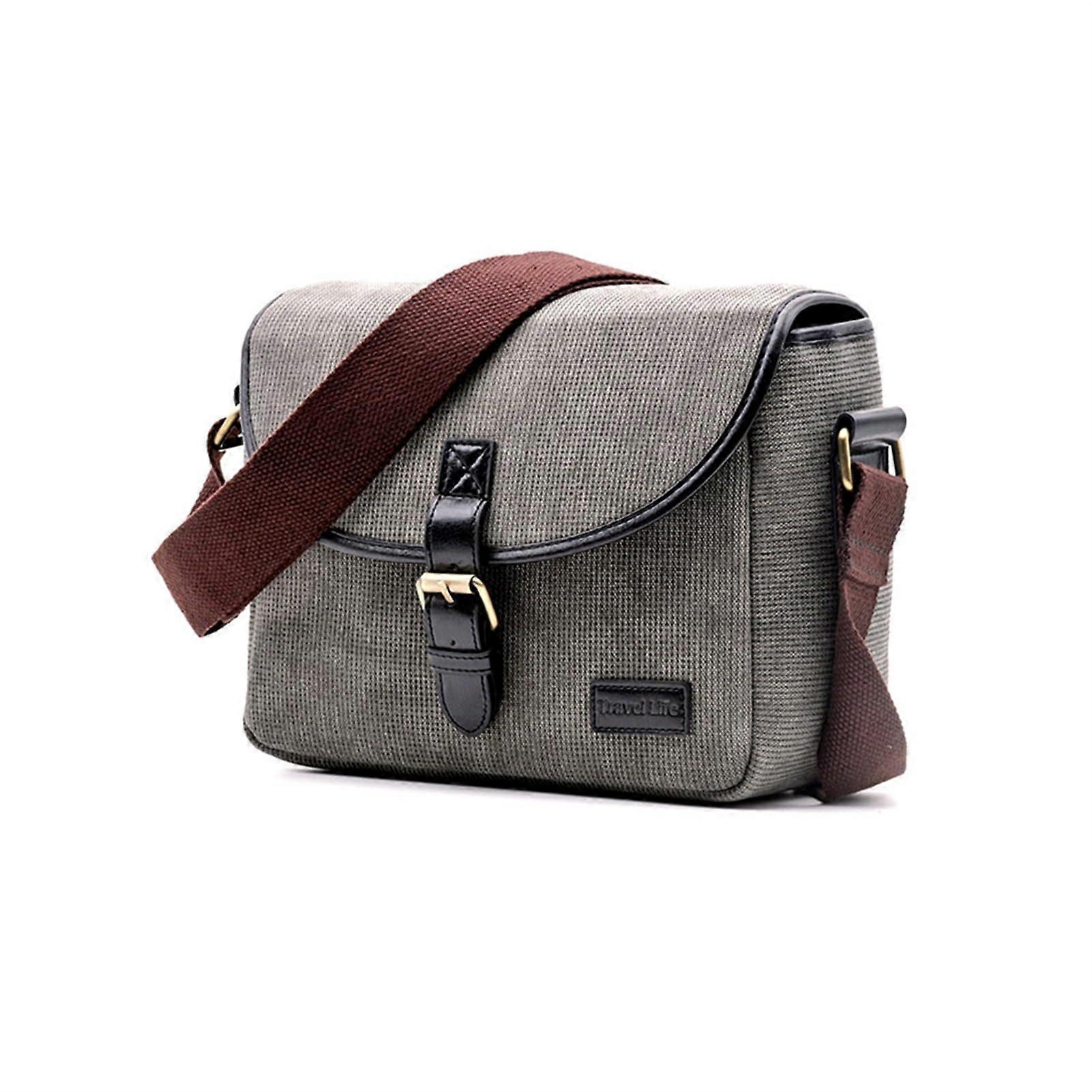 Retro Camera Bag for Olympus PEN EPL9 EPL8 EPL7, Vintage Canvas Shoulder Bag with Scratch Protection