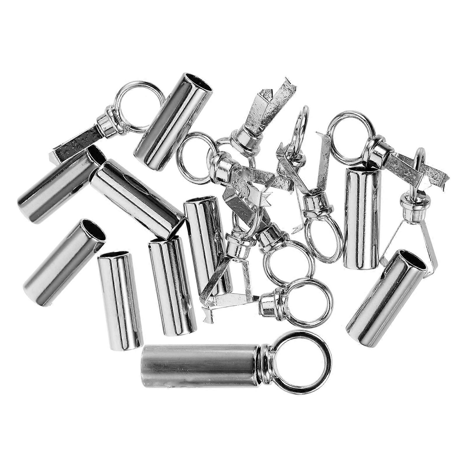 Drawstring End Caps Metal Cord Ends for Hoodie Replacement 10Sets