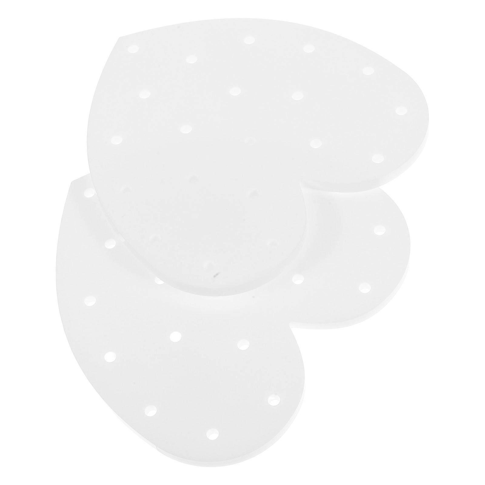 White Acrylic Lollipop Stand for Display Featuring 10Pcs Holder Set