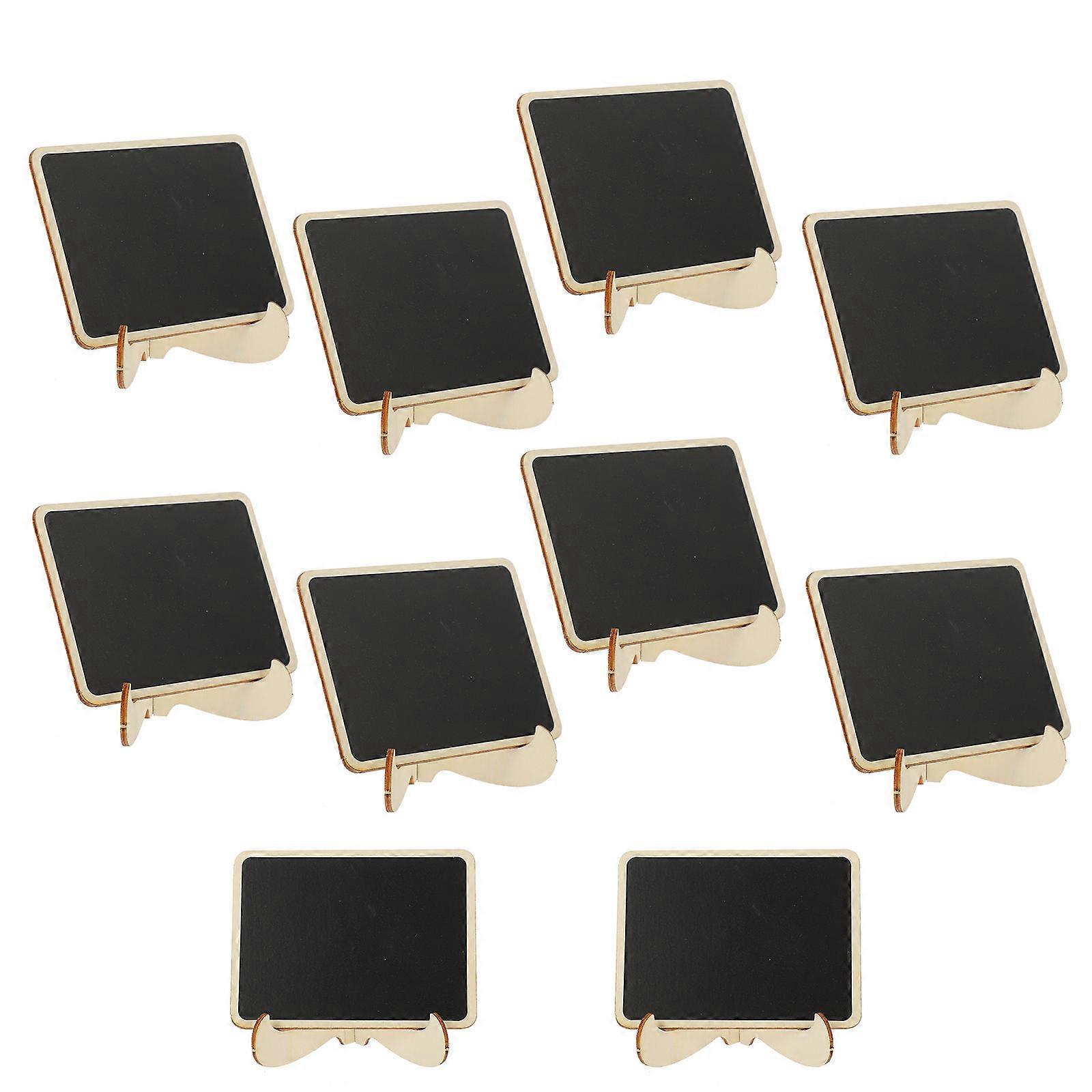 Small Chalkboard Message Boards for Notes with 40Pcs Black PVC Boards