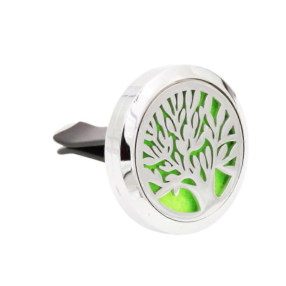 Car Vent Clip Essential Oil Diffuser Tree Pattern with 1 Pad