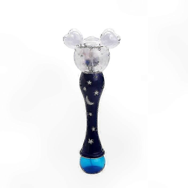 Electric Bubble Wand with Music and Lights, Durable Nontoxic Bubble Machine