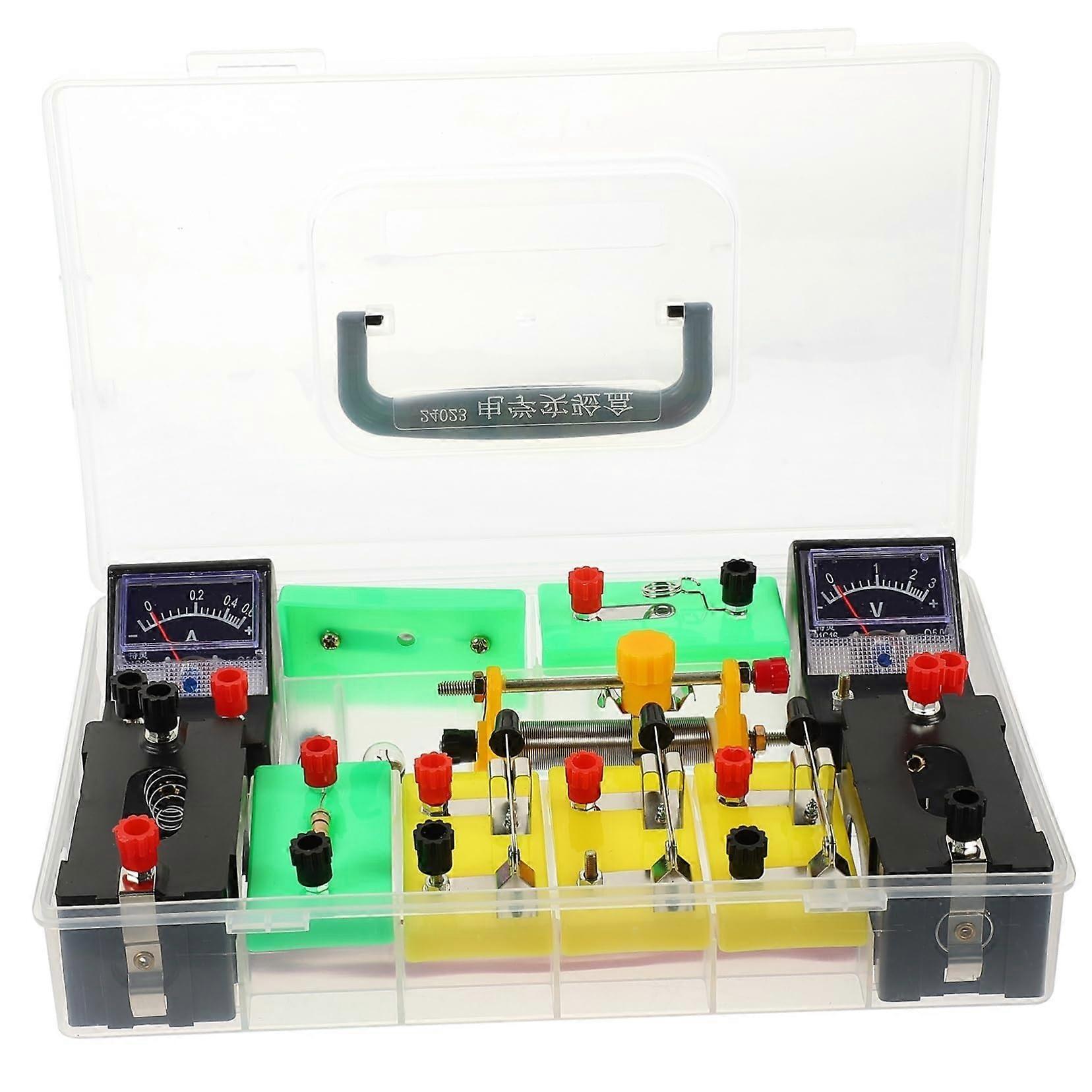 Physics Science Kit with Adjustable Resistance Control, Electric Circuit Experiment Set for Students