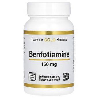 California Gold Nutrition, Benfotiamine, 150 mg, 90 Veggie Capsules