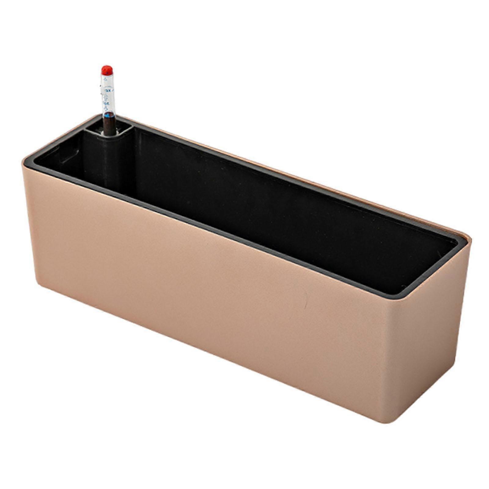 Rectangular Planter Box Rectangle Self Watering Planter Window Flower Pot with