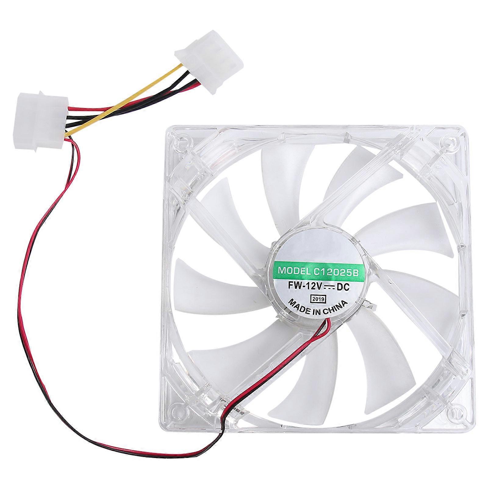 LED Fan Computer Case Cooling Fan for Computer 12Cm Power Supply
