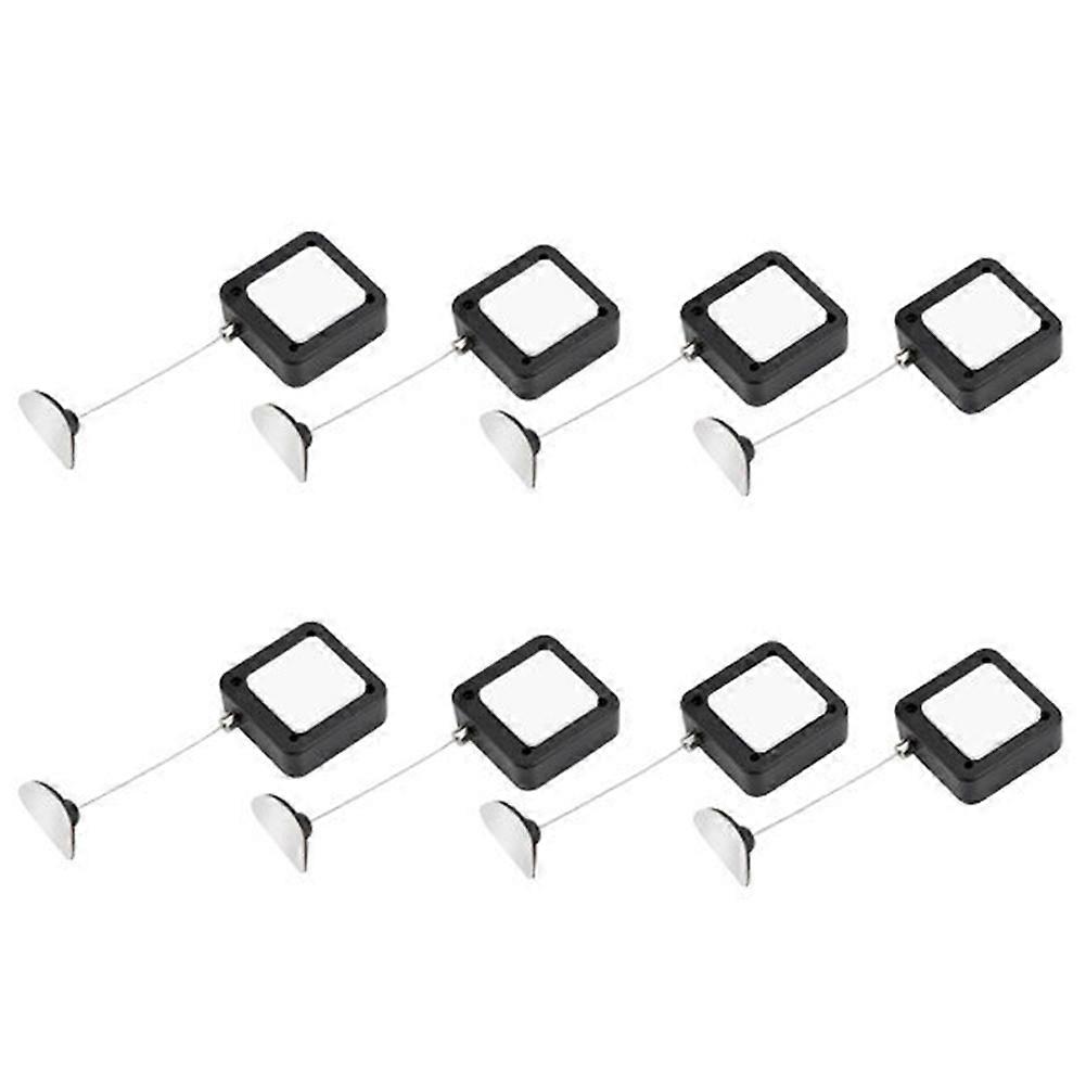 8pcs Remote Control Tether TV Remote Control Leash Retractable Safety Lock with Adjustable Strap B