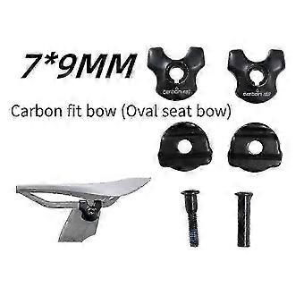 Rail de selle en carbone Clamp 7x9mm pour adaptateur de tige de selle de vélo