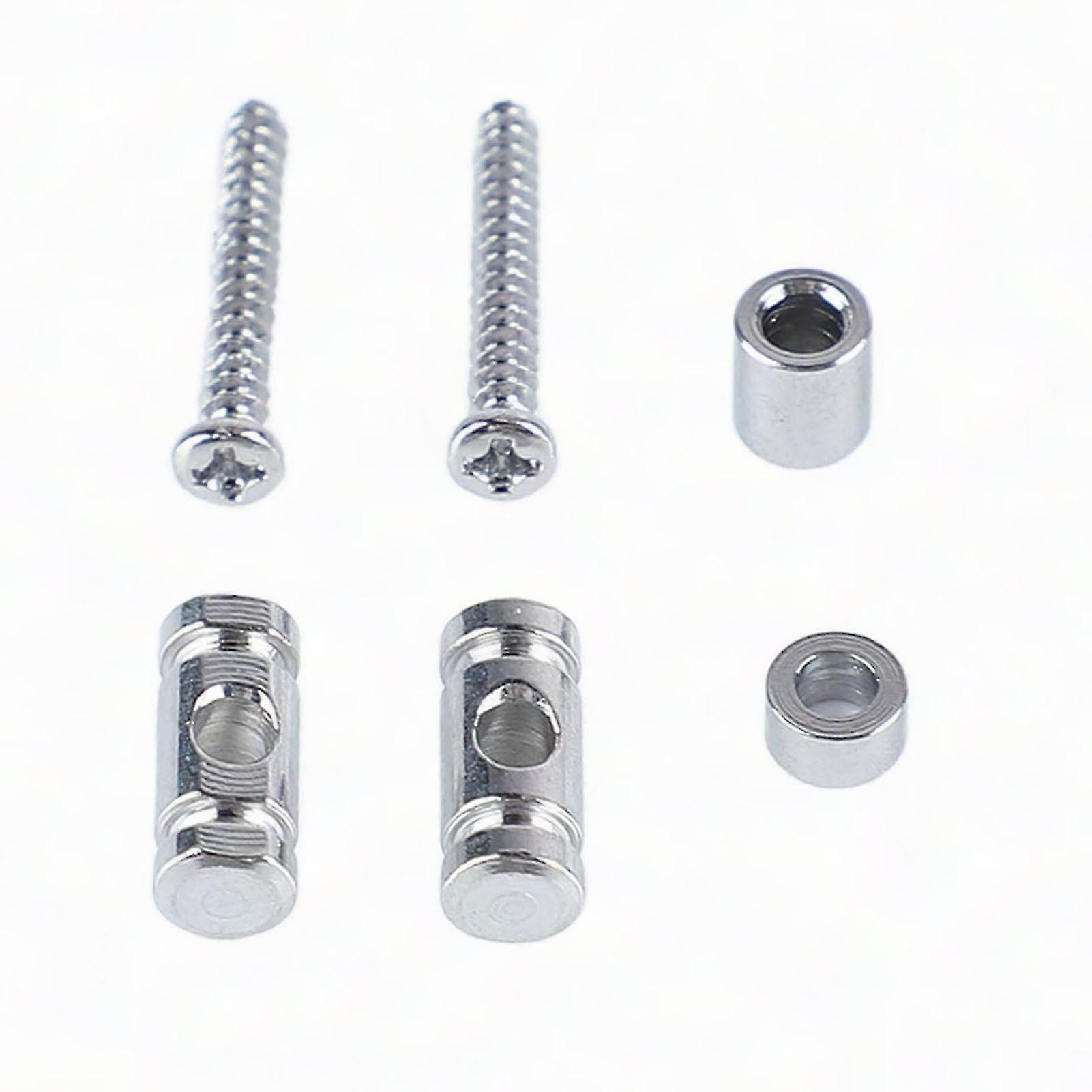 Guitar Roller String Tree Guide Retainer Metal Electric Guitar String Guide Retainer Replacement Silver