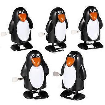 5pcs pinguim fino relógios brinquedos divertidos relógios crianças wind-up brinquedos festa favorece brinquedos de caminhada grande presente para crianças