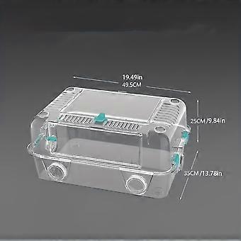 1pc Transparent Hamster Cage, Plastic Specialized Home For Hamsters, Pet Habitat