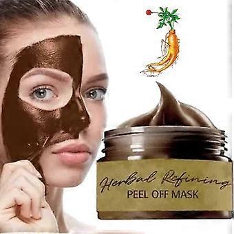 Peel Off Face Mask 80g for Deep Pore Cleansing and Blackhead Removal with Herbal Oil Control