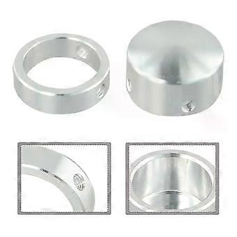 Fitness Equipment Handle End Cap Aluminum Alloy Plate Loaded Machine Handle Cap Fit For  25mm Handles Fitness Equipment Parts