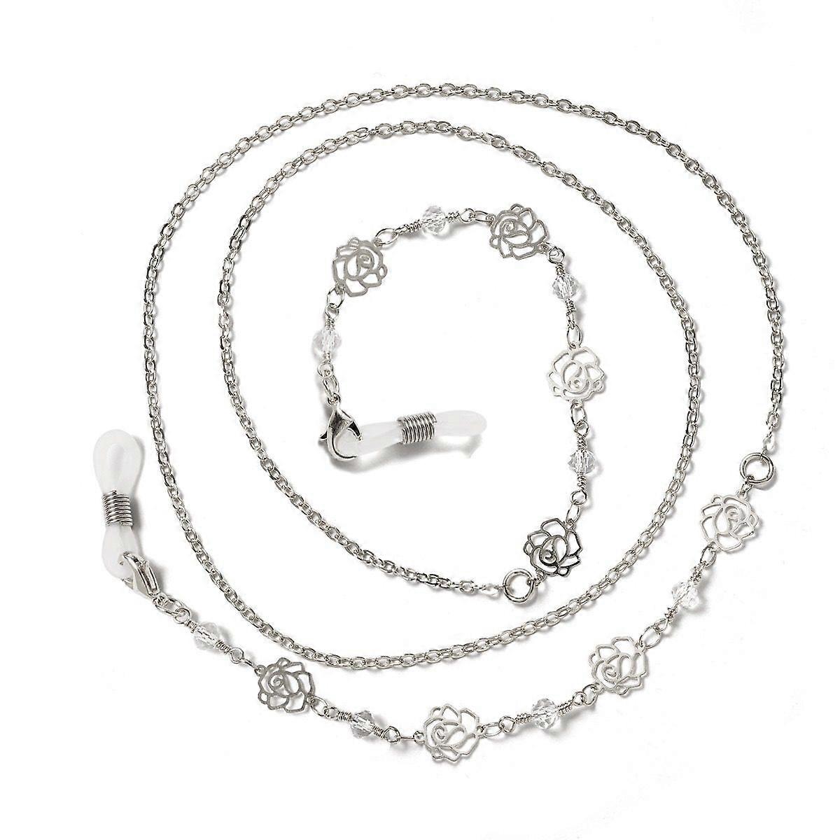 Durable glasses chain silver [MI]
