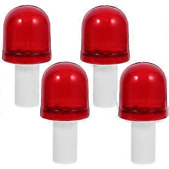 4pcs Traffic Cone Lights Safety Flashing Lights Warning Flashing Light for Parking Emergency