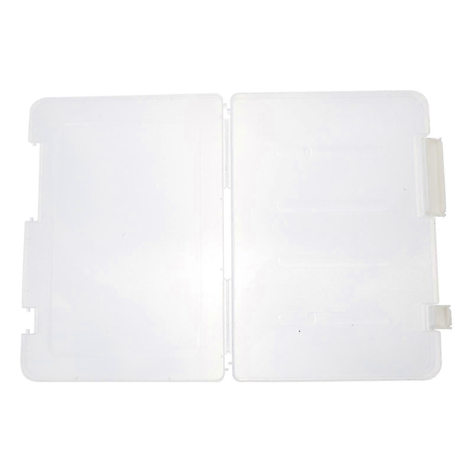 Practical Transparent Office Storage Box for Document Storage 1Pcs AW