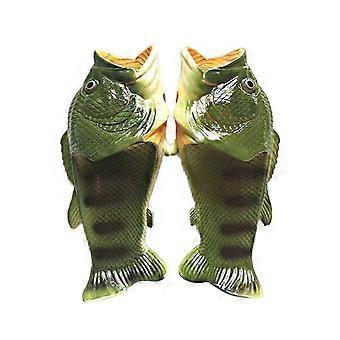 Unisexe Simulation 3d Poisson Pantoufles Drôle D’été Mode Flip Flops Pour L’extérieur TAO